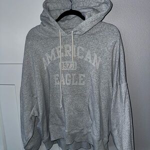 American Eagle Light Gray Hoodie